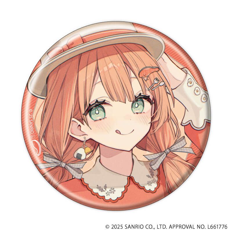 缶バッジ「赤倉×サンリオキャラクターズ」03/ブラインド(12種)(コラボイラスト)