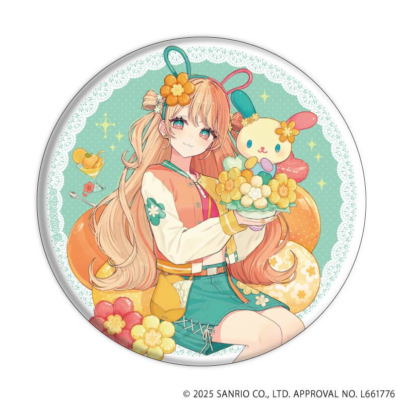 缶バッジ「赤倉×サンリオキャラクターズ」03/ブラインド(12種)(コラボイラスト)