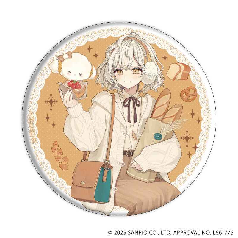 缶バッジ「赤倉×サンリオキャラクターズ」03/ブラインド(12種)(コラボイラスト)