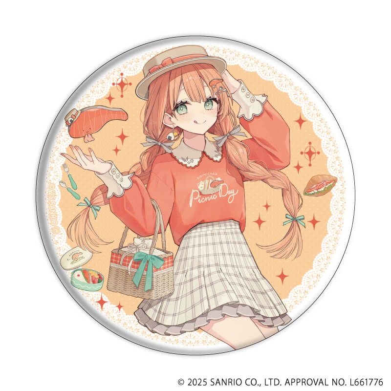 缶バッジ「赤倉×サンリオキャラクターズ」03/ブラインド(12種)(コラボイラスト)