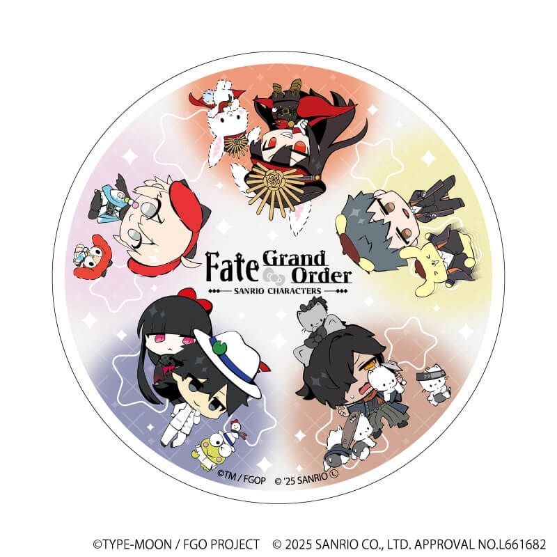 珪藻土コースター「Fate/Grand Order×サンリオキャラクターズ」02/デザインB(コラボイラスト)