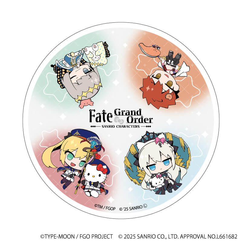 珪藻土コースター「Fate/Grand Order×サンリオキャラクターズ」01/デザインA(コラボイラスト)