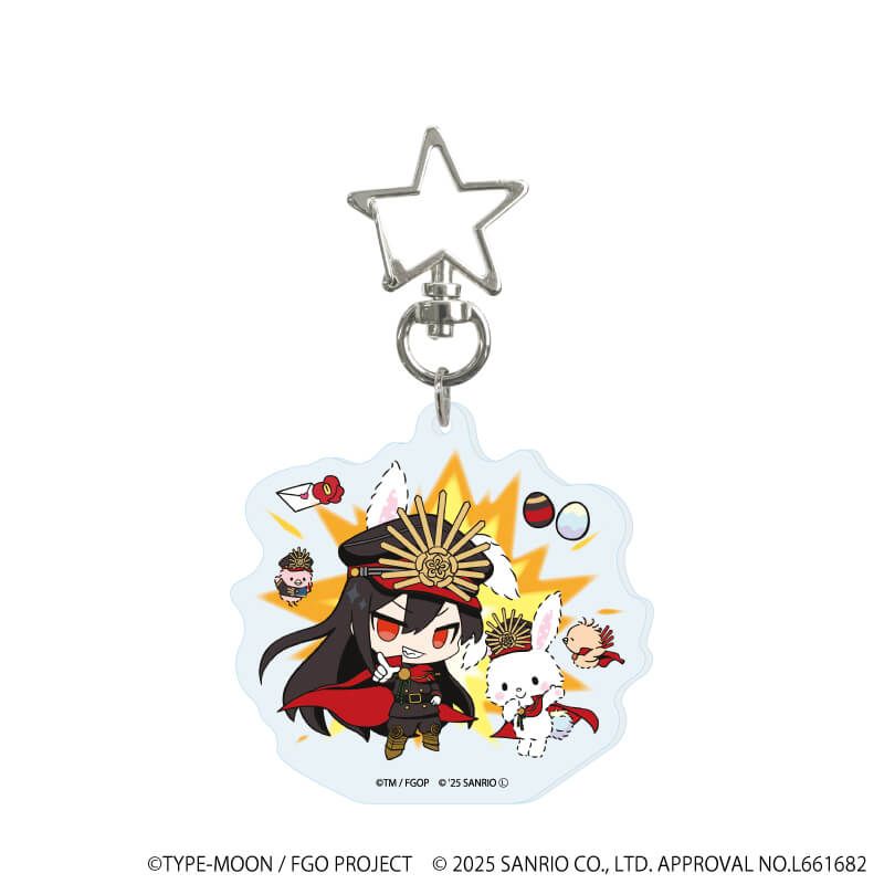 星型ナスカンアクリルキーホルダー「Fate/Grand Order×サンリオキャラクターズ」04/コンプリートセット(全7種)(コラボイラスト)