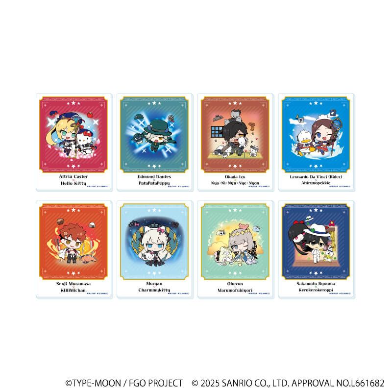 アクリルカード「Fate/Grand Order×サンリオキャラクターズ」03/コンプリートセット(全8種)(コラボイラスト)