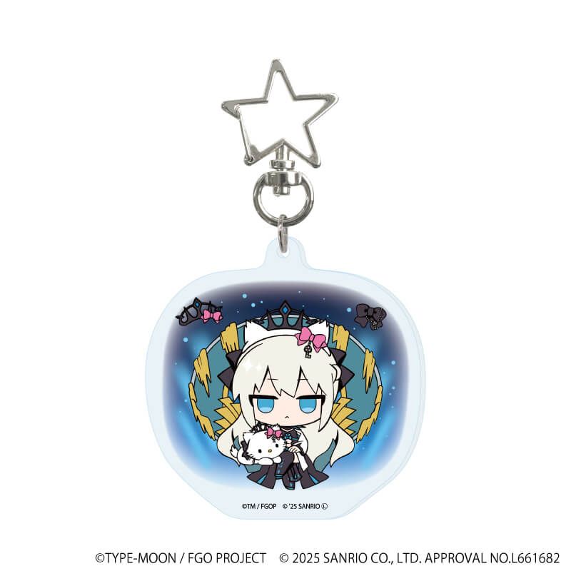 星型ナスカンアクリルキーホルダー「Fate/Grand Order×サンリオキャラクターズ」03/ブラインド(8種)(コラボイラスト)