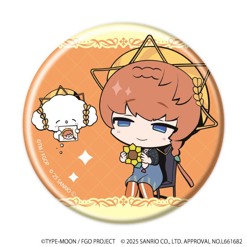 缶バッジ「Fate/Grand Order×サンリオキャラクターズ」04/ブラインド(7種)(コラボイラスト)