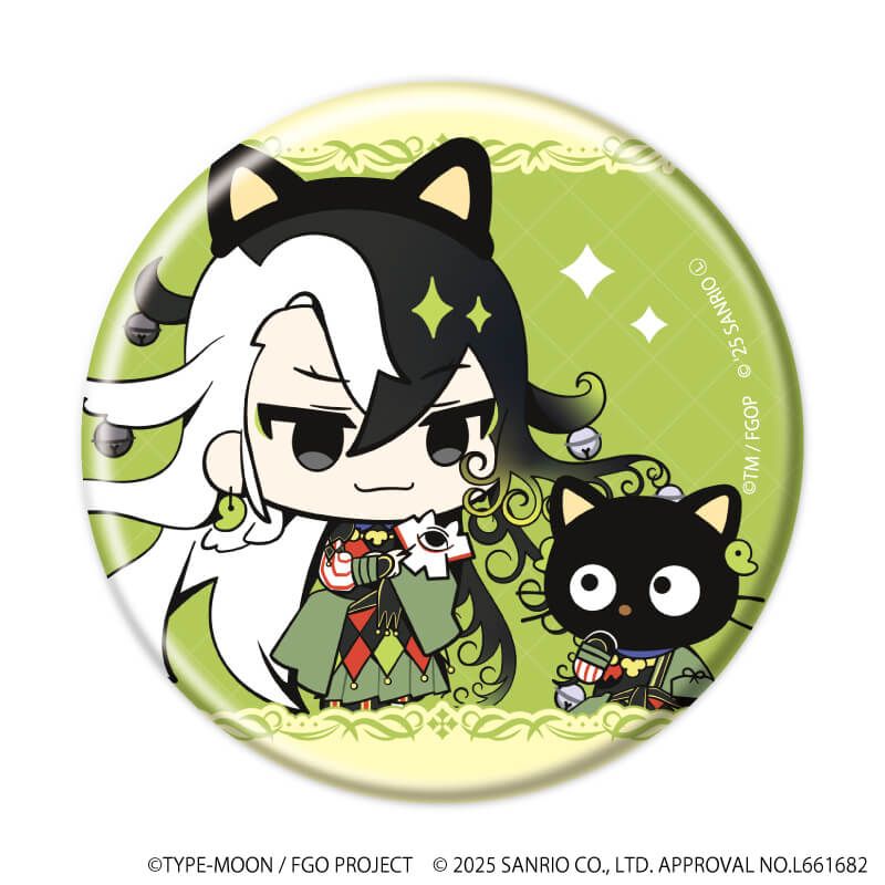 缶バッジ「Fate/Grand Order×サンリオキャラクターズ」04/ブラインド(7種)(コラボイラスト)
