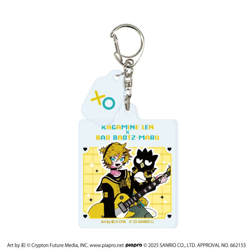 パーツ付きアクリルキーホルダー「ピアプロキャラクターズ×サンリオキャラクターズ」01/コンプリートセット(全6種)(コラボイラスト)