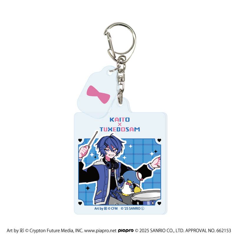 パーツ付きアクリルキーホルダー「ピアプロキャラクターズ×サンリオキャラクターズ」01/コンプリートセット(全6種)(コラボイラスト)