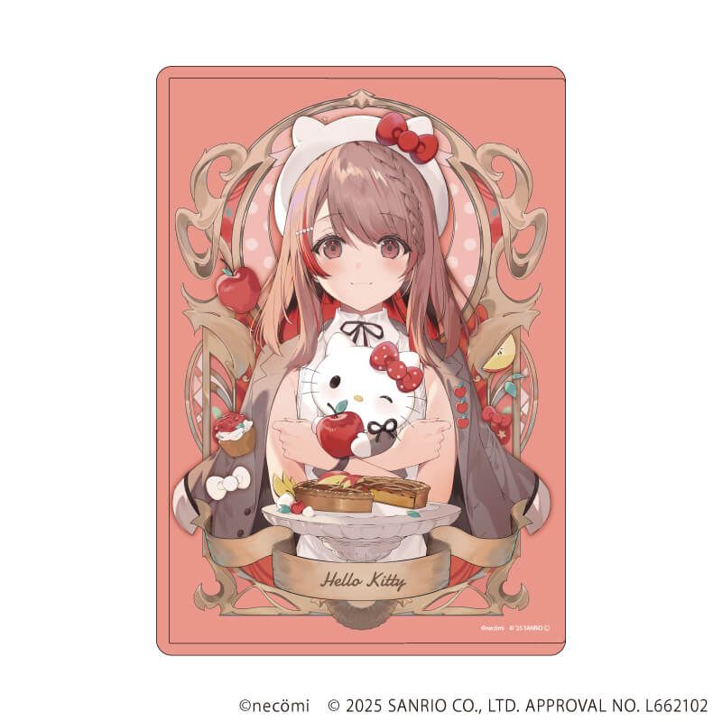 キャラクリアケース「necomi×サンリオキャラクターズ」04/ハローキティ(コラボイラスト)