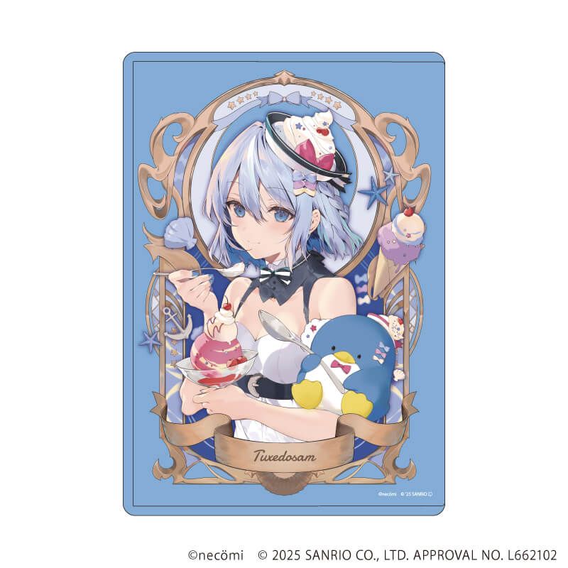 キャラクリアケース「necomi×サンリオキャラクターズ」03/タキシードサム(コラボイラスト)