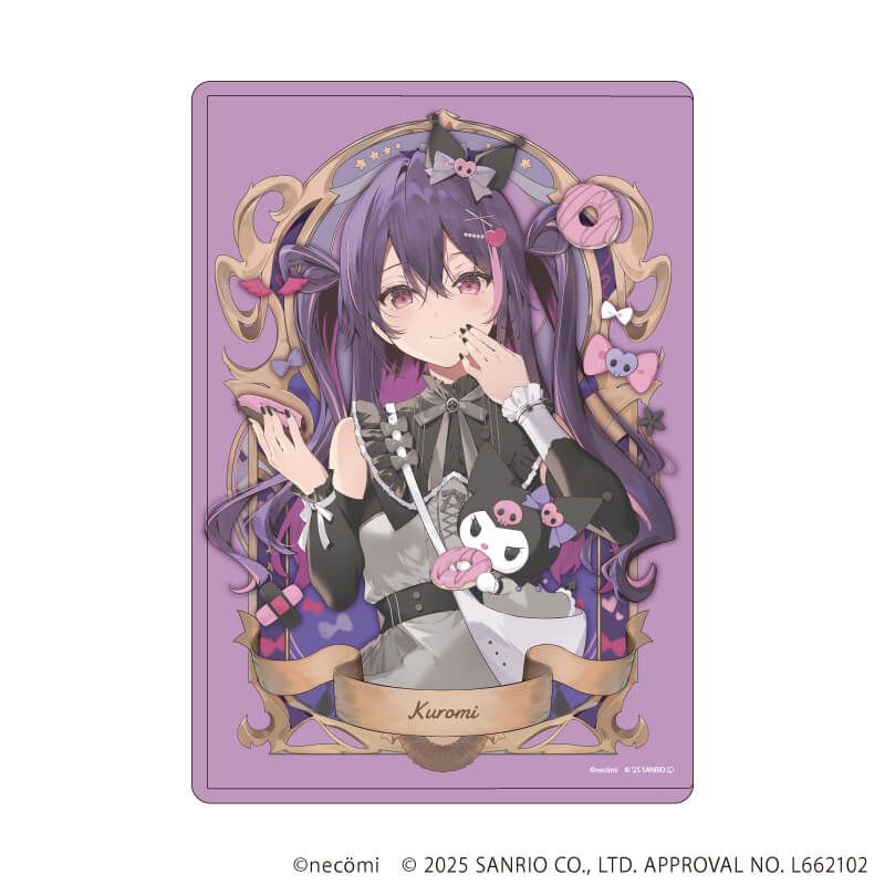 キャラクリアケース「necomi×サンリオキャラクターズ」01/クロミ(コラボイラスト)