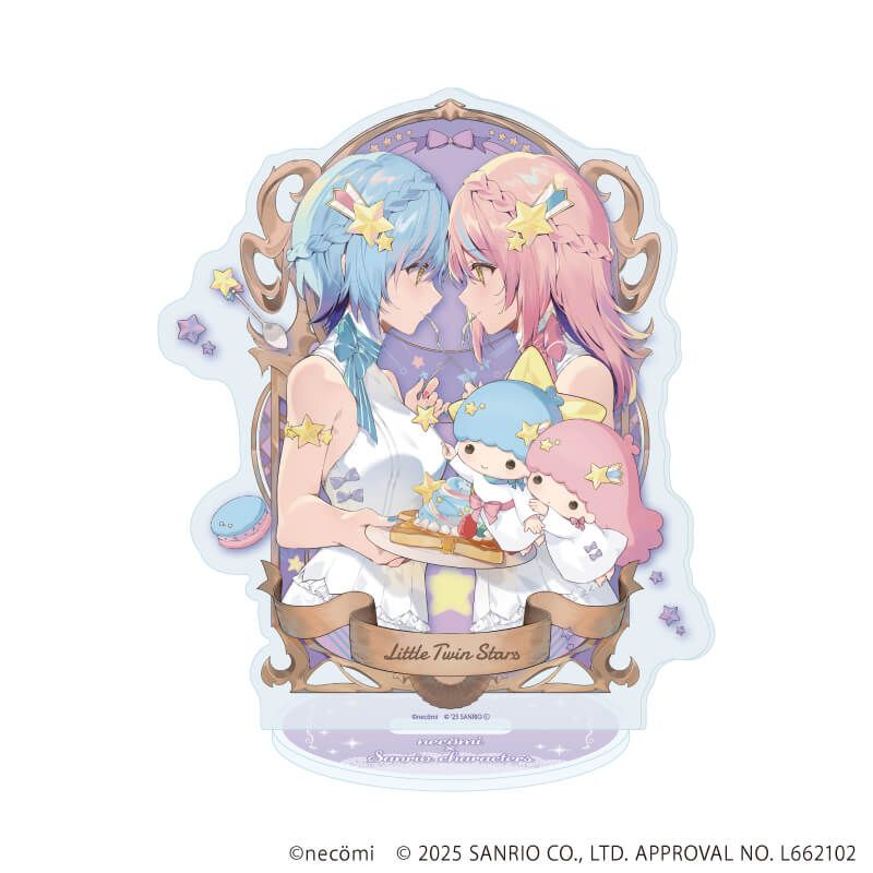 アクリルスタンド「necomi×サンリオキャラクターズ」06/リトルツインスターズ(コラボイラスト)