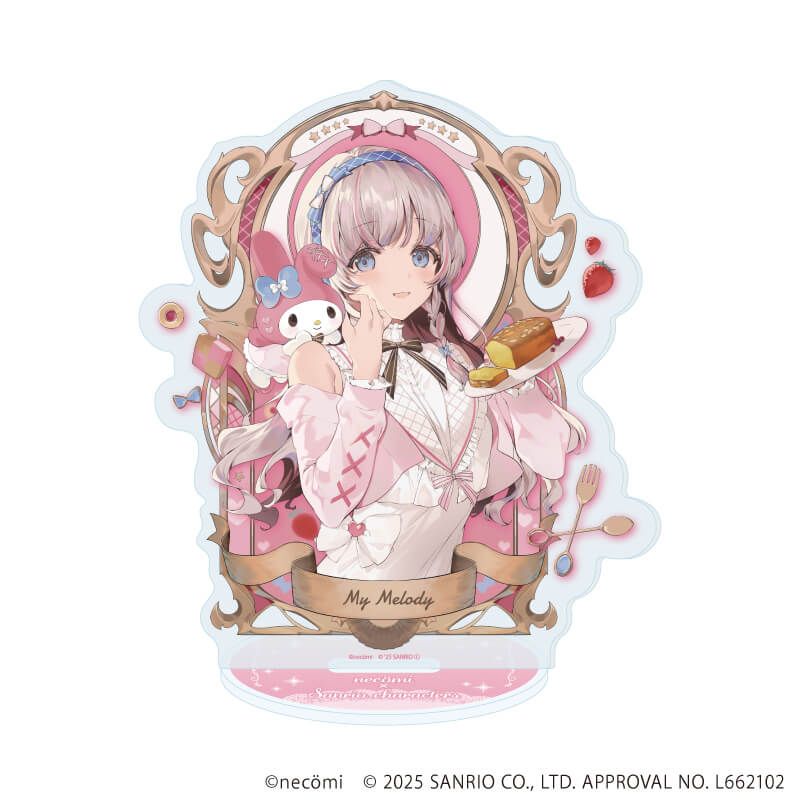 アクリルスタンド「necomi×サンリオキャラクターズ」05/マイメロディ(コラボイラスト)