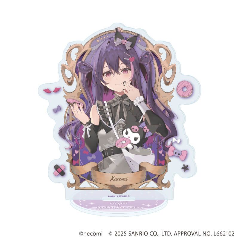 アクリルスタンド「necomi×サンリオキャラクターズ」01/クロミ(コラボイラスト)