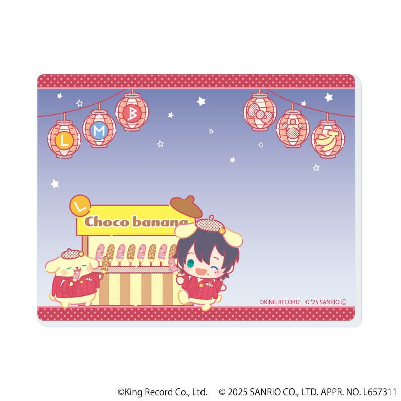 アクリルカード「ヒプノシスマイク SANRIO NAKAYOKU EDIT」01/コンプリートBOX(全9種)