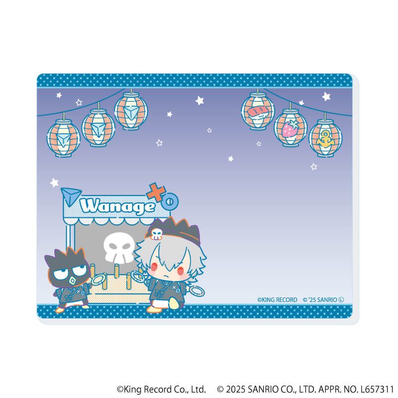 アクリルカード「ヒプノシスマイク SANRIO NAKAYOKU EDIT」01/コンプリートBOX(全9種)
