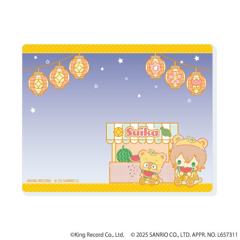 アクリルカード「ヒプノシスマイク SANRIO NAKAYOKU EDIT」01/コンプリートBOX(全9種)
