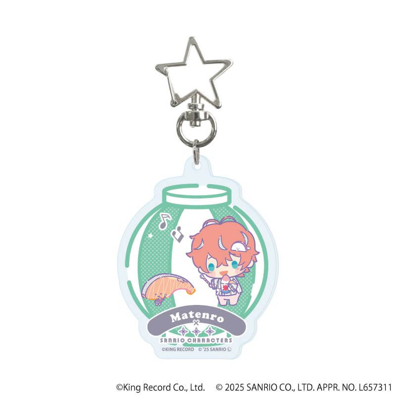 星型ナスカンアクリルキーホルダー「ヒプノシスマイク SANRIO NAKAYOKU EDIT」02/コンプリートBOX(全9種)