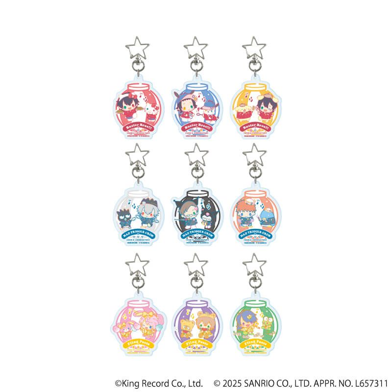 星型アクリルキーホルダー キャラクター 星形ナスカンアクリルキーホルダーの商品一覧｜ サンリオの