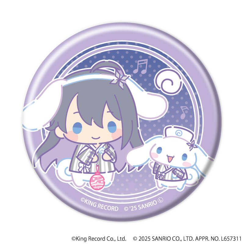 マット加工缶バッジ「ヒプノシスマイク SANRIO NAKAYOKU EDIT」02/コンプリートBOX(全9種)