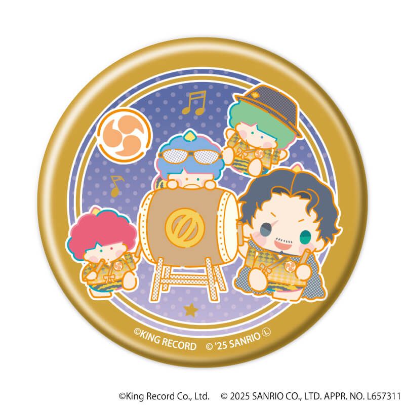 マット加工缶バッジ「ヒプノシスマイク SANRIO NAKAYOKU EDIT」02/コンプリートBOX(全9種)