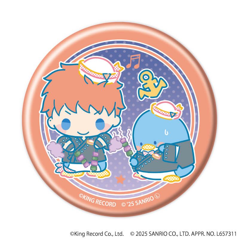 マット加工缶バッジ「ヒプノシスマイク SANRIO NAKAYOKU EDIT」01/コンプリートBOX(全9種)