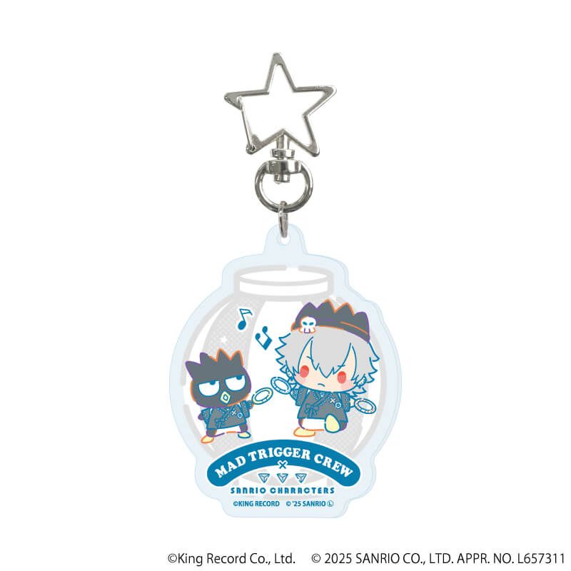 星型ナスカンアクリルキーホルダー「ヒプノシスマイク SANRIO NAKAYOKU EDIT」01/ブラインド(9種)
