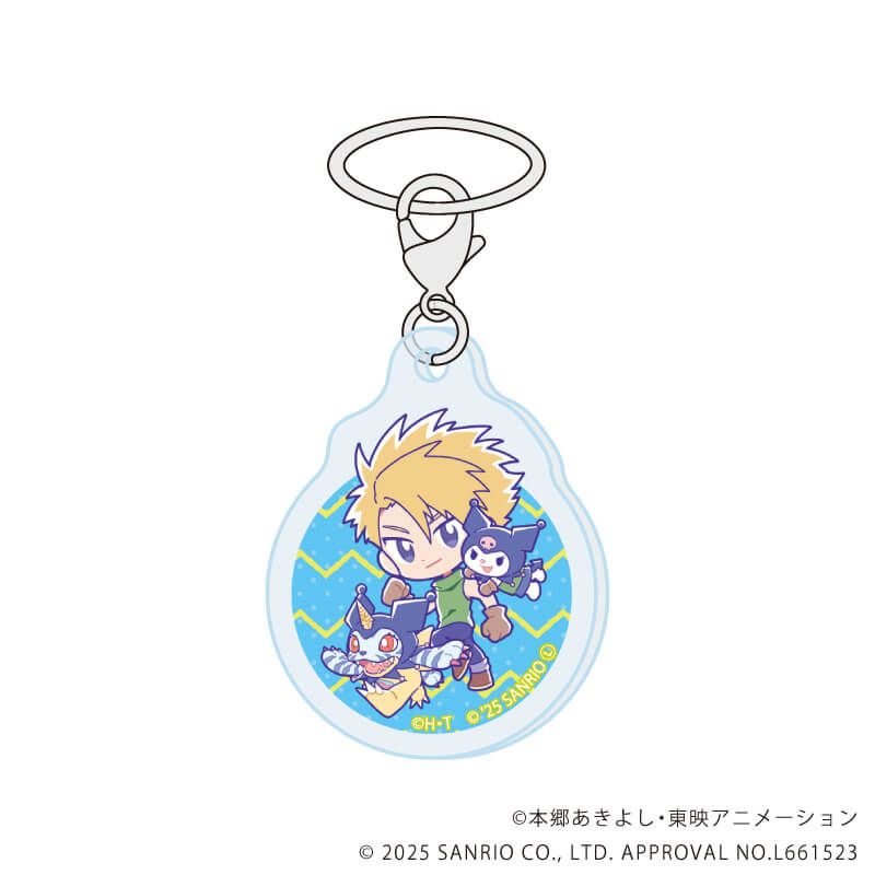 めじるしチャーム「デジモンアドベンチャー×サンリオキャラクターズ」01/コンプリートセット(全8種)(コラボイラスト)