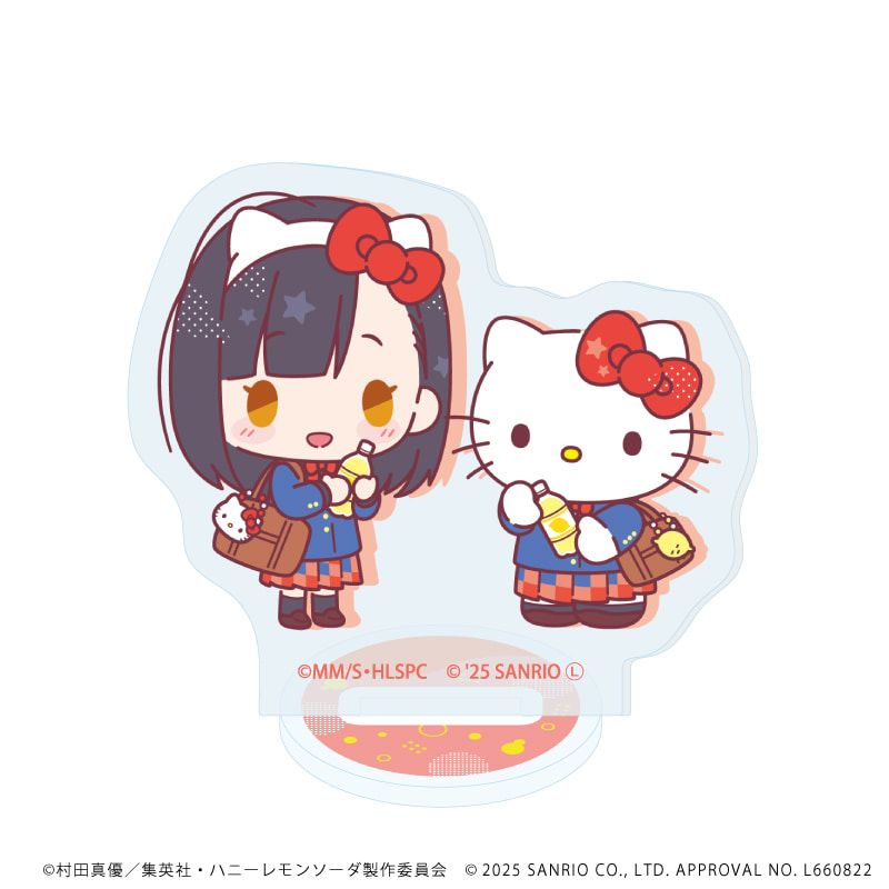 アクリルぷちスタンド「TVアニメ『ハニーレモンソーダ』×サンリオキャラクターズ」01/コンプリートBOX(全6種)(ミニキャライラスト)