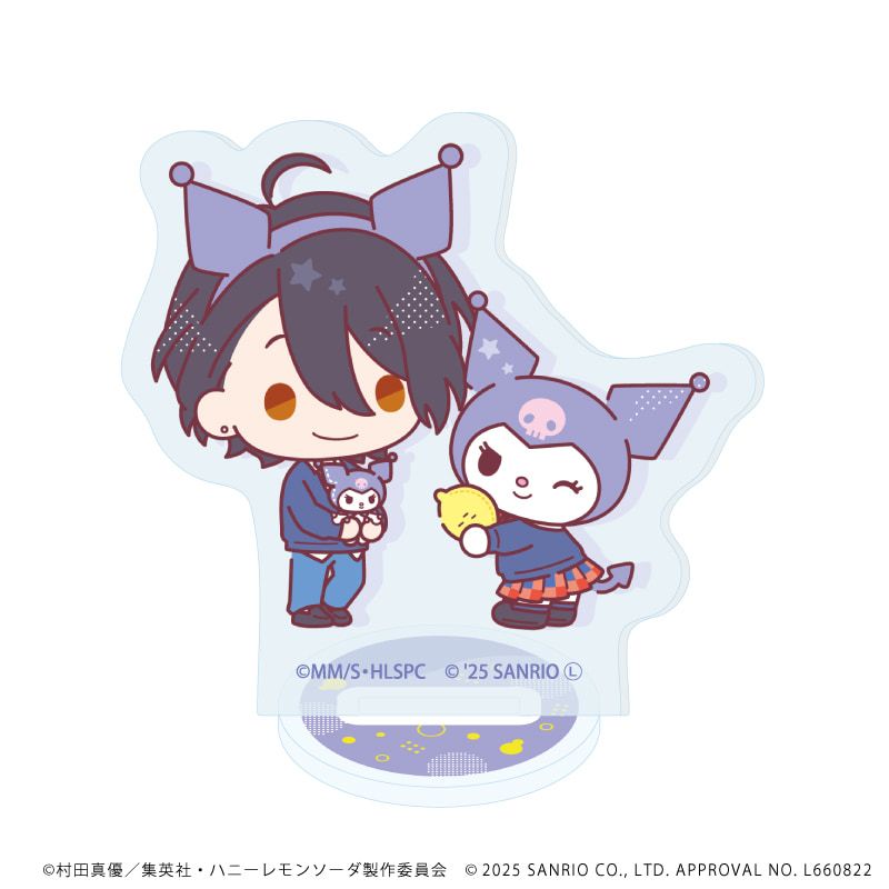 アクリルぷちスタンド「TVアニメ『ハニーレモンソーダ』×サンリオキャラクターズ」01/コンプリートBOX(全6種)(ミニキャライラスト)