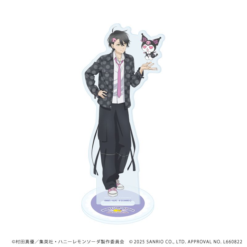 アクリルスタンド「TVアニメ『ハニーレモンソーダ』×サンリオキャラクターズ」05/高嶺友哉×クロミ(等身イラスト)