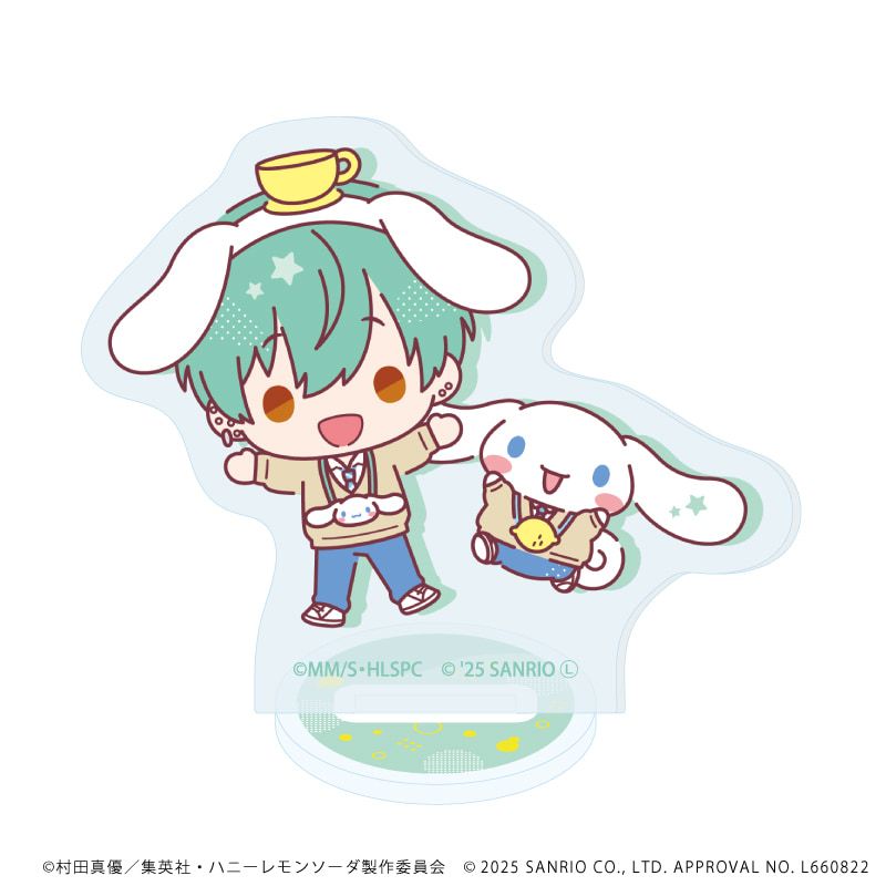 アクリルぷちスタンド「TVアニメ『ハニーレモンソーダ』×サンリオキャラクターズ」01/ブラインド(6種)(ミニキャライラスト)