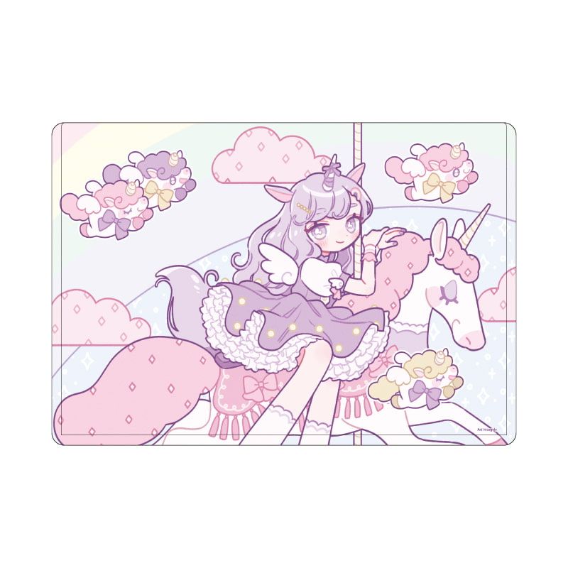 キャラクリアケース「Charaforio」03/colorful unicorn(公式イラスト)