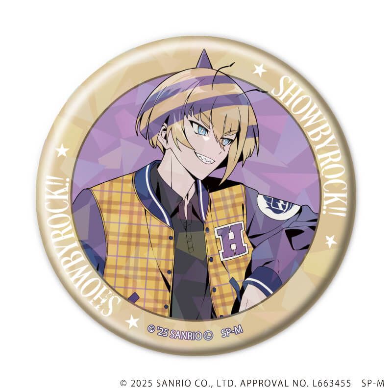 ホログラム缶バッジ(57mm)「SHOW BY ROCK!!」05/ブラインド(8種)(描き下ろしイラスト)
