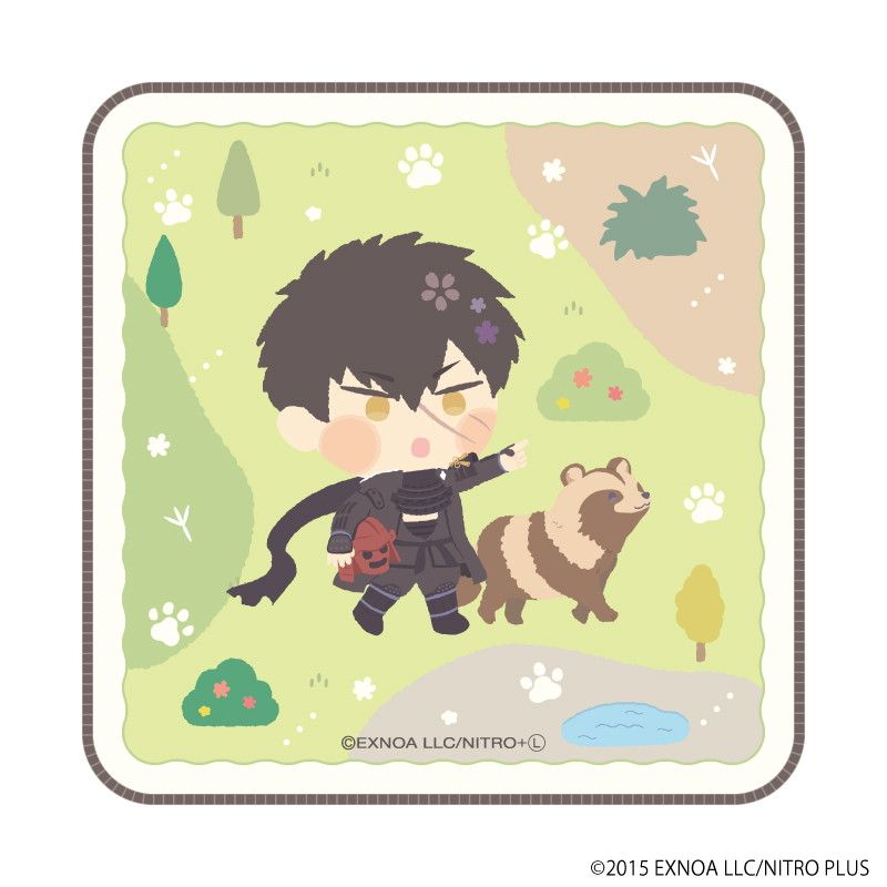 ミニタオルハンカチ「わんぱく！刀剣乱舞」30/どうだぬきまさくに