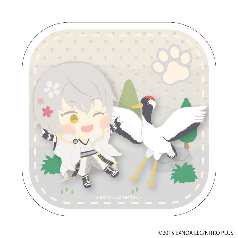 ダイカットステッカー「わんぱく！刀剣乱舞」30/つるまるくになが