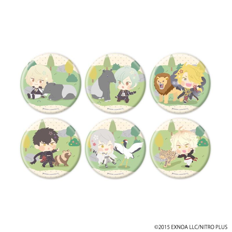 缶バッジ「わんぱく！刀剣乱舞」59/コンプリートセット(全6種)