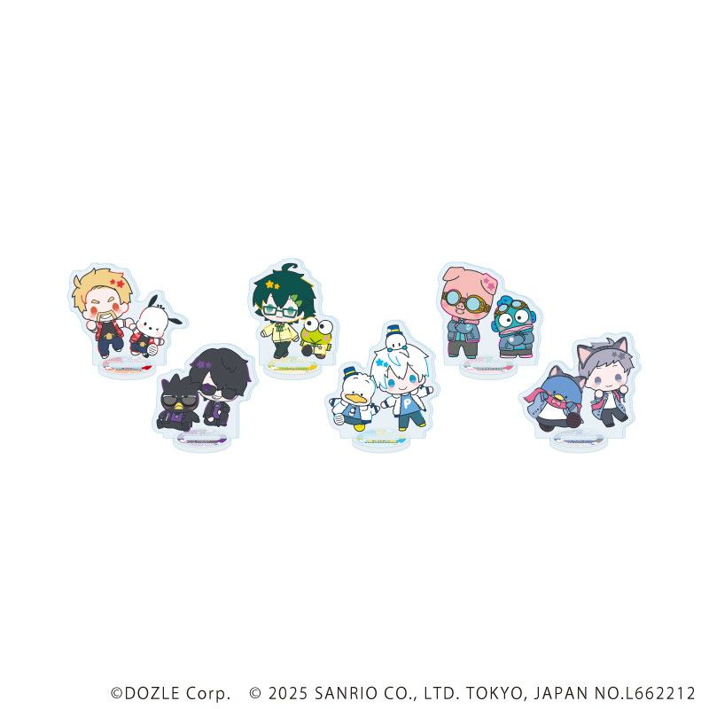 アクリルぷちスタンド「ドズル社×はぴだんぶい」01/コンプリートセット(全6種)(コラボイラスト)