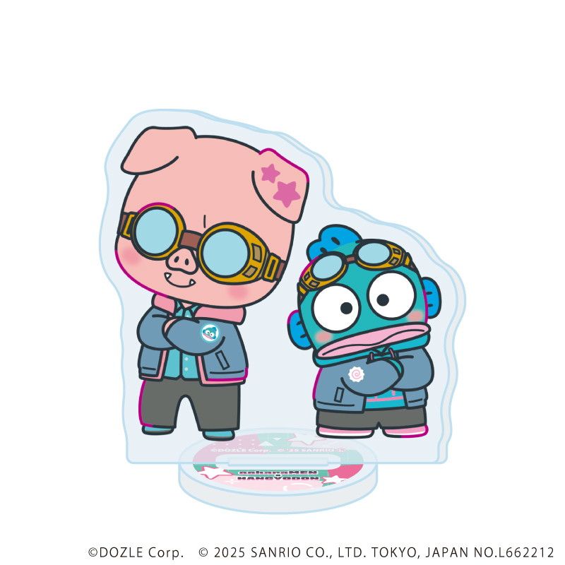 アクリルぷちスタンド「ドズル社×はぴだんぶい」01/コンプリートセット(全6種)(コラボイラスト)