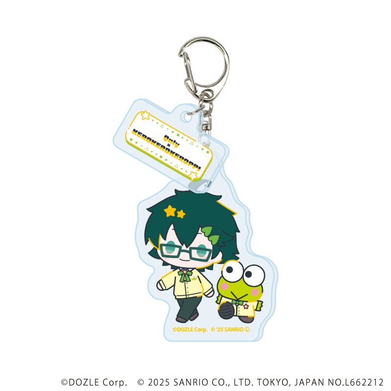 パーツ付きアクリルキーホルダー「ドズル社×はぴだんぶい」01/コンプリートセット(全6種)(コラボイラスト)