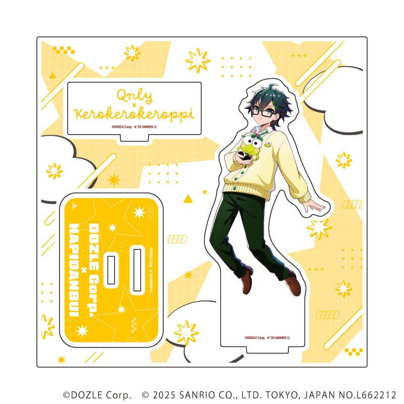 アクリルスタンドプレート「ドズル社×はぴだんぶい」03/おんりー×けろけろけろっぴ(コラボイラスト)
