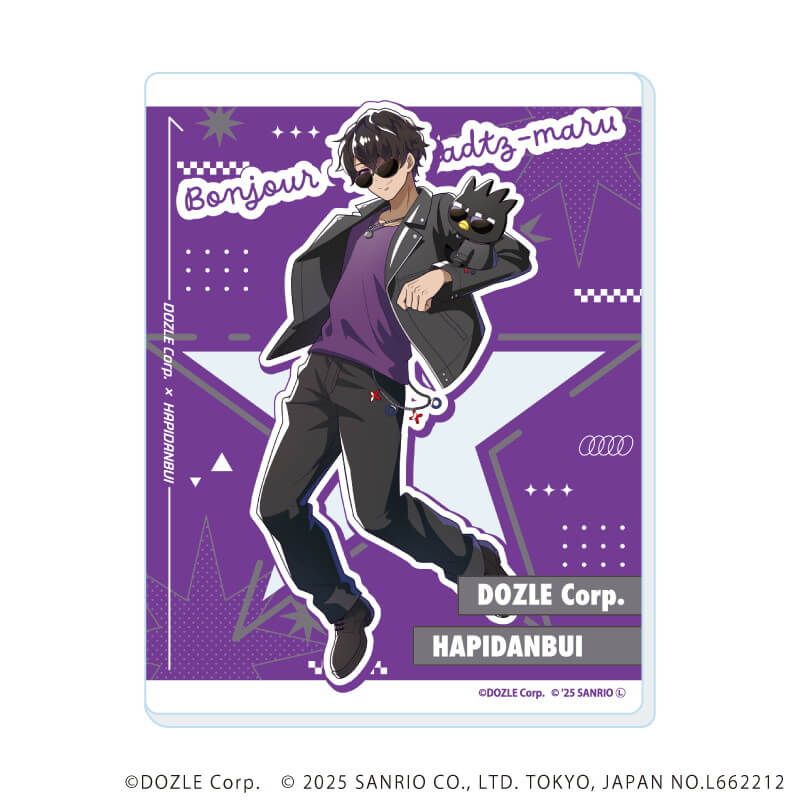 アクリルカード「ドズル社×はぴだんぶい」01/コンプリートセット(全6種)(コラボイラスト)