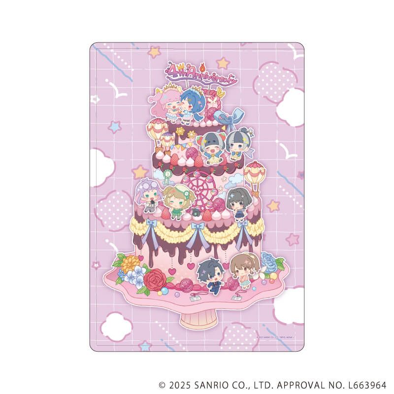 キャラクリアケース「まいまいまいごえん」15/デザインB(ミニキャライラスト)