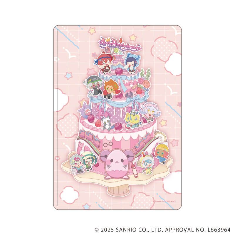 キャラクリアケース「まいまいまいごえん」14/デザインA(ミニキャライラスト)