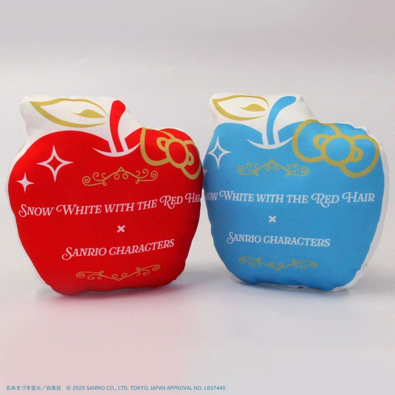 ダイカットクッション「赤髪の白雪姫×サンリオキャラクターズ」02/ゼン×シナモロール(コラボイラスト)