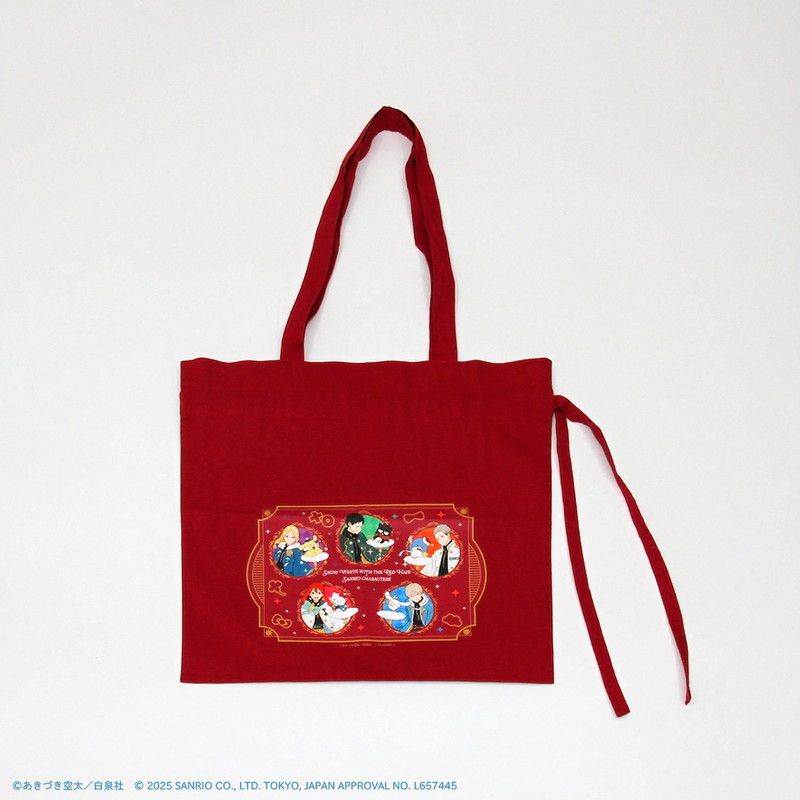ギャザートートバッグ「赤髪の白雪姫×サンリオキャラクターズ」01/(コラボイラスト)