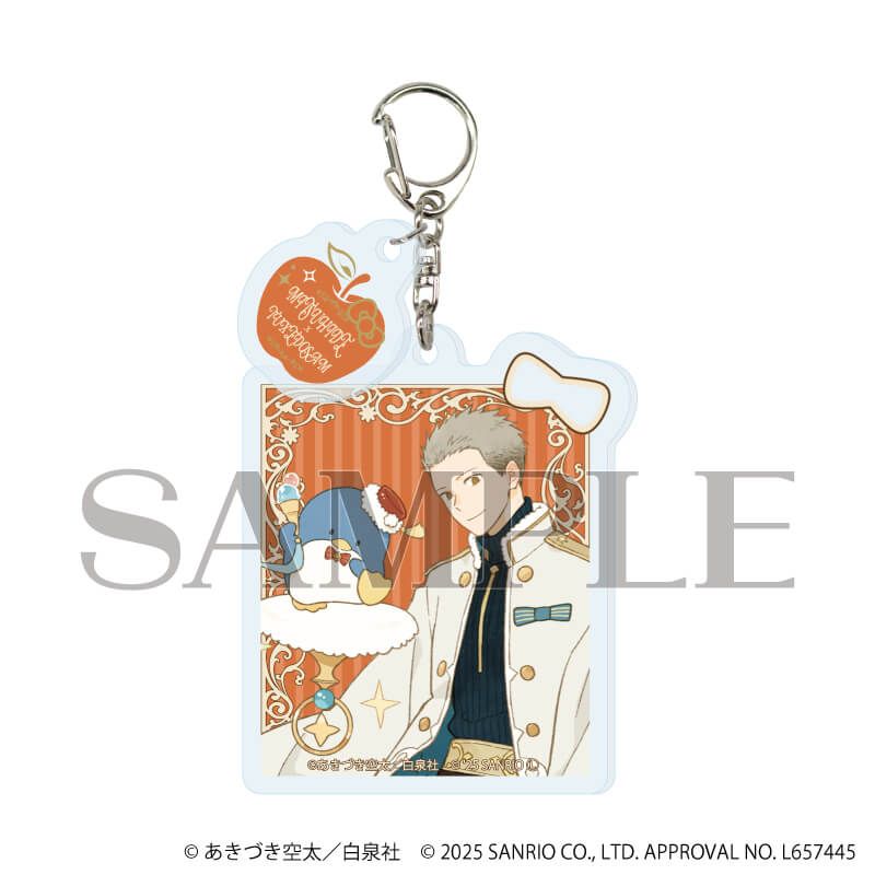 パーツ付きアクリルキーホルダー「赤髪の白雪姫×サンリオキャラクターズ」01/コンプリートBOX(全5種)(コラボイラスト)