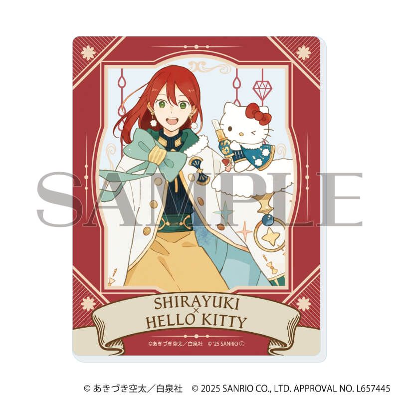 アクリルカード「赤髪の白雪姫×サンリオキャラクターズ」01/コンプリートBOX(全5種)(コラボイラスト)