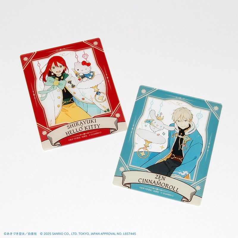 アクリルカード「赤髪の白雪姫×サンリオキャラクターズ」01/コンプリートBOX(全5種)(コラボイラスト)